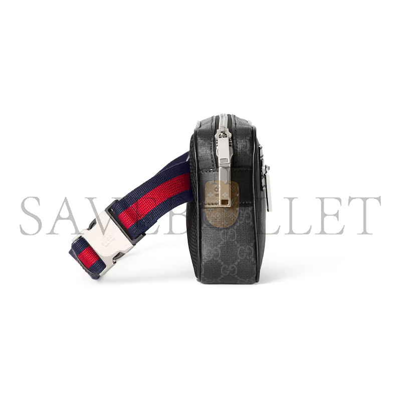 GUCCI GG BLACK SMALL BELT BAG 792094 (24*14*5.5cm) GUCCI GG BLACK SMALL BELT BAG 792094 (24*14*5.5cm)